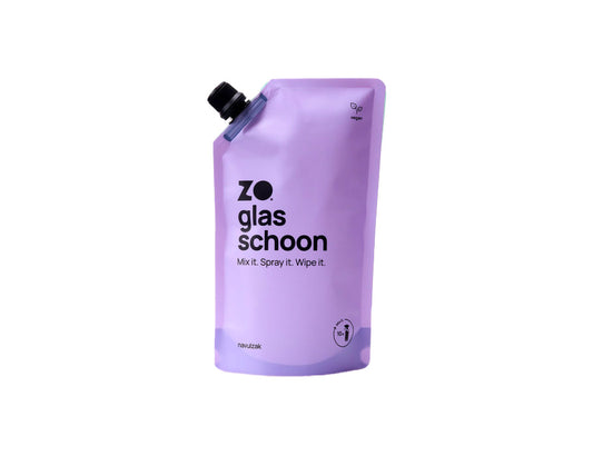 Navulzak • Glas schoon